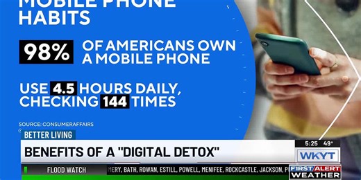 Better Living: Benefits of a 'digital detox'