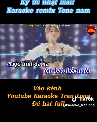 Karaoke Remix Ky Ức Nhạt Màu Tone Nam | Bm | Remix Cực Đỉnh