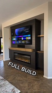Modern Fireplace TV Wall Build | Before & After Full Transformation #FireplaceTVWall #ModernMediaWall #TVWallDesign #LivingRoomMakeover #FireplaceDesign #HomeImprovement #BeforeAndAfter #DIYHomeProjects #EntertainmentWall #InteriorDesignIdeas #ElectricFireplace #TVWallUnit #RoomTransformation #CustomBuild #HomeDecorInspiration | Aluminium Glass Design