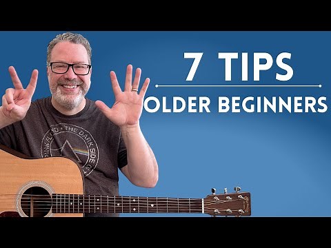 Top 7 Tips for Older Beginner Guitar Players