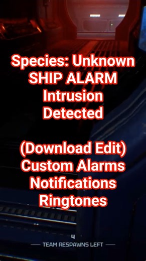 🚨Ship Alarm SFX Download - Species: Unknown (Intrusion Detected) Custom Gaming Alerts +200% Volume 🔊
