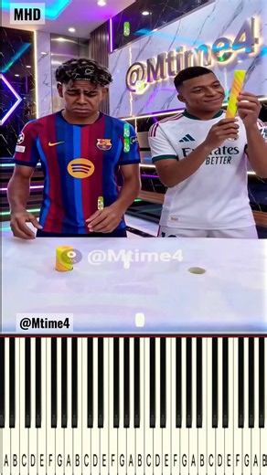 Yamal Let Mbappé Celebrate Too Early 😏🍭 - Piano #parody #football #yamal