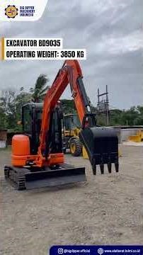 Mini Excavator BDMG dari Big Dipper Machinery Indonesia.
