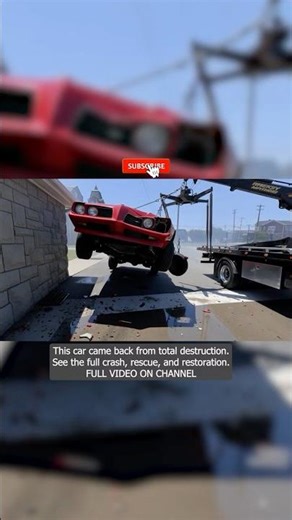 🔥 1973 Trans Am Restored After Total Collision 💀😯💯 #CarTok #Restoration #MuscleCar