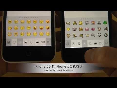 How To Get Emoji Emoticons On iPhone 5S & iPhone 5C iOS 7