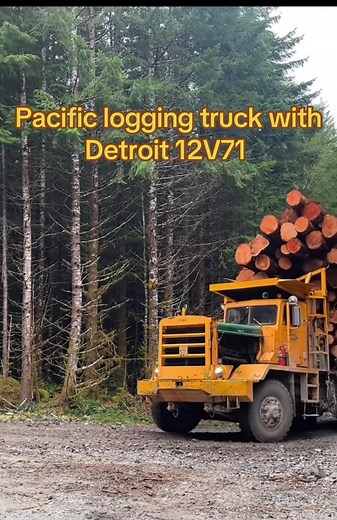Exploring the Pacific Logging Truck with Detroit 12V71 Engine