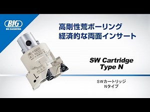 両面6コーナーインサート採用 荒ボーリングカートリッジ【SWカートリッジNタイプ】