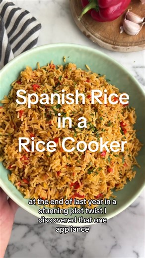Delicious Spanish Rice Made in a Rice Cooker