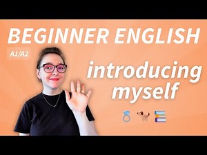 Introducing myself | SIMPLE BEGINNER ENGLISH A1 A2 daily listening practice