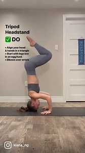 Mastering the Tripod Headstand ✅ DO: • Align your head & hands in a stable triangle  • Start low with legs in an egg/tuck position 讀 • Keep elbows stacked over wrists for balance  Practice with patience and control! Who’s up for the challenge?  #HeadstandTips #YogaPractice #Balance | Zenith Fitness | Facebook