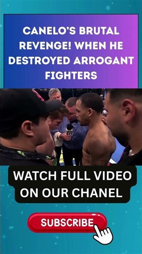 Canelo’s BRUTAL Revenge! When He DESTROYED Arrogant Fighters Who Disrespected Him!1