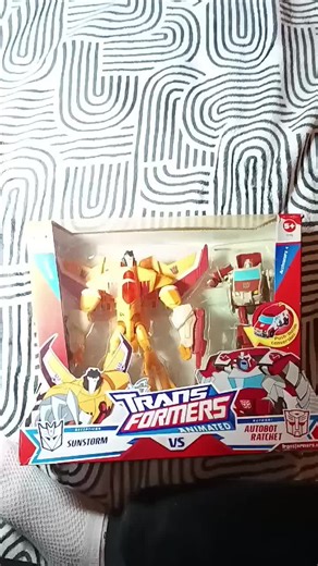 transformers Animated Sun storm VS Ratchet.