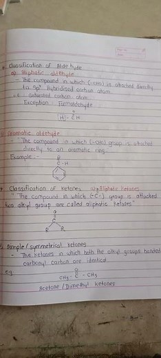 Aldehydes, Ketones and Carboxylic Acids, class 12th ch 12 notes
