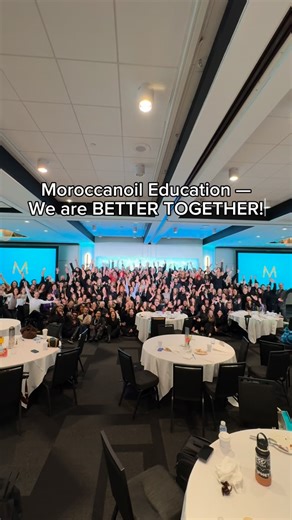 Moroccanoil Professionals on Instagram: "That’s a wrap! 🩵 This week in Montreal, Moroccanoil artists from 30+ countries around the world came together for our Global Better Together Training—an unforgettable week of education, inspiration, connection, recognition, and so much fun. It’s proof that when we unite, we’re truly better together."