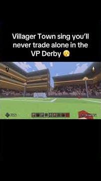 What an atmosphere #football #minecraft #atmosphere #sphere