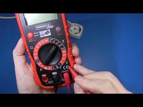 New 2018 LIDL Powerfix multimeter unboxing, testing, teardown
