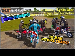 Absolute Pitbike CHAOS! Fun MX Bikes Online Race!
