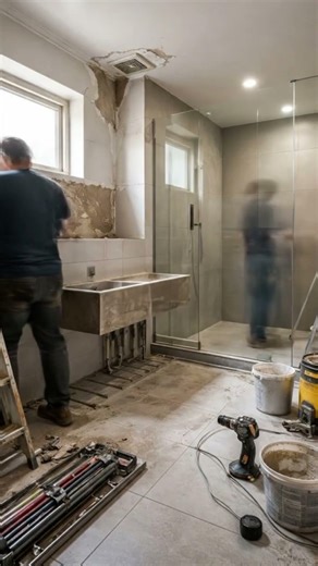 Modern Bathroom with Glass Shower