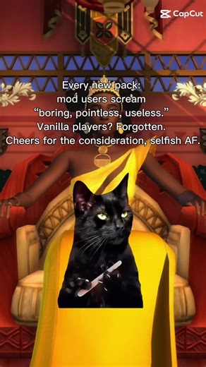 not all mod users but god just because you already have it doesn't mean we can't. speaking on behalf of console players and people who dont like mods. #mods #console #nomods #vanilla #entitlementreeks