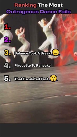 Ranking The Most Outrageous Dance Fails!!!
