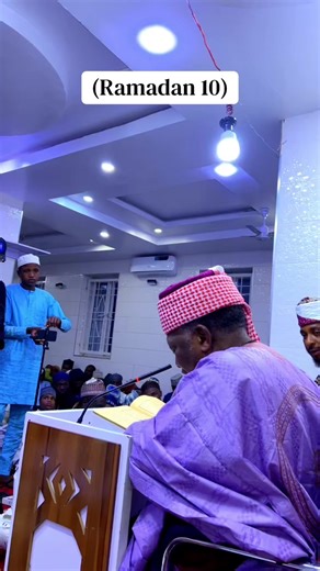 Alhamdulillah (Ramadan 10) Cigaba Da Tafsirin Al-Qur’ani Mai Girma Na Ramadana Daga Masallacin Higher Islamic Jos Sarkin Mangu Bayan Sallar Asubahi. Daga Bakin Ash Sheikh Muhammad Sani Yahaya Jingir Shugaban Majalisar Malamai Na JIBWIS (WW) Muna Rokon Allah Ya Saka Da Alkairi Ya Bada Nasara. #Sheikh_jingir #saeed_mansoor_saeed