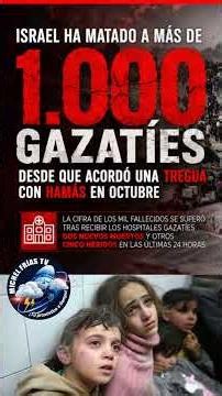 💔ISRAEL COMETE EL PEOR CRIMEN de la HISTORIA contra LOS NIÑOS. DIOS es CLARO: ''NO MATARÁS''
