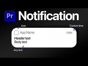 How To Make a iPhone Notification in Premiere Pro