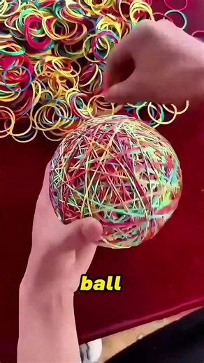 You can make a soccer ball out of rubber bands