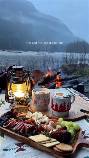 Sonia Lence ↟ hiking, snowboard, travel on Instagram: "Send this to the person you’d make a riverside fire + charcuterie board with 🔥🧀"