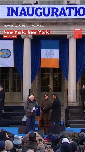 Bernie Sanders swears in Zohran Mamdani as NYC mayor