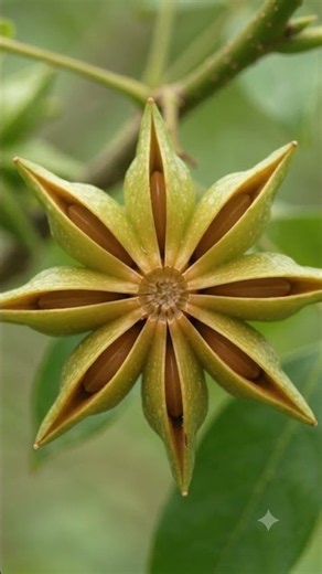 How Star Anise Is Made 🌱⭐ | From Flower to Aromatic Spice #youtubeshorts #shorts