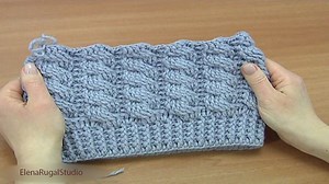 You can learn how to Crochet the Cable Stitch in this video. More Crochet CABLES and BRAIDS on my page. You can use this stitch to make blankets, hats, scarves, and more. | Crochet Elenarugalstudio