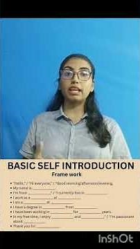 "Easy Self-Introduction in English | Speak Confidently!"