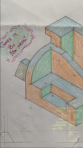 Grade 12 isometric Drawing ✍️