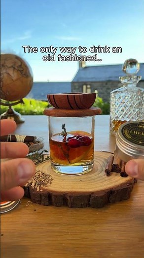 The only and right way to drink an old fashioned..