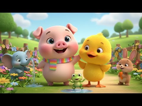 Kinderlieder über Tiere 🐶🐱🐘 | Lustige Tierlieder für Kinder | Lernen & Mitsingen