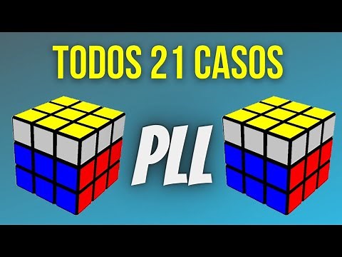 TODOS 21 CASOS DE PLL - (ATUALIZADO) - TUTORIAL FRIDRICH AVANÇADO (CFOP)