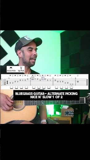 Alternate Picking Practice - Bluegrass Guitar