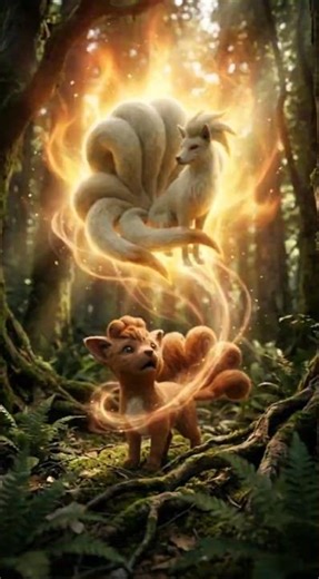 Vulpix ➝ Ninetales Evolution ⚡ Pokémon in Real Life | @TokeManiax