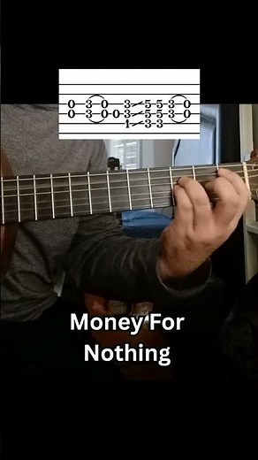 Money For Nothing Dire Straits Guitar Tutorial