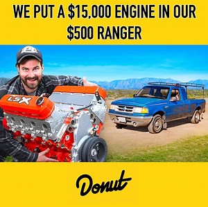 We install $50,000 worth of parts into our $500 Ranger. | Donut Media