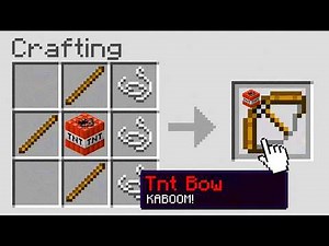 Minecraft, But With Custom Bows...