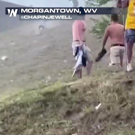 WATCH OUT! Tent coming down