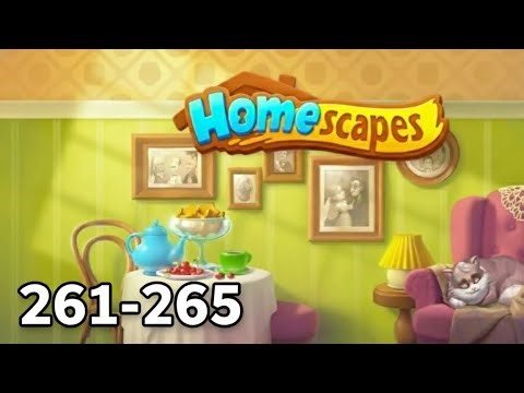 Homescapes | Level 261 - 265 | Game Walkthrough