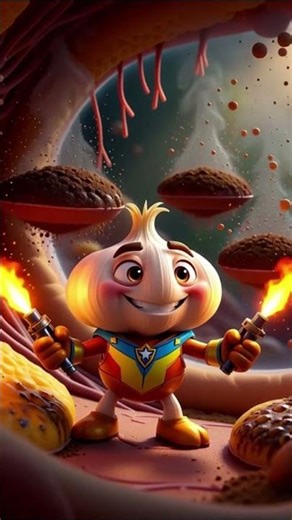 AI-generated 3D cinematic food animations #food #ai #shorts