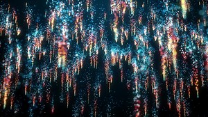 Download Abstract Falling Magic Particles Background Loop for free