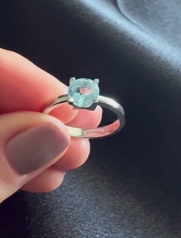 Celeste Solitaire Ring - Etsy