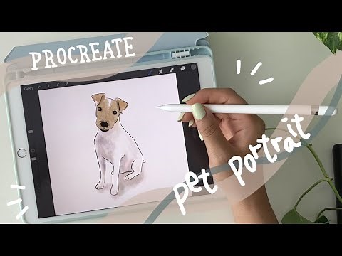 Procreate | Easy Dog Illustration