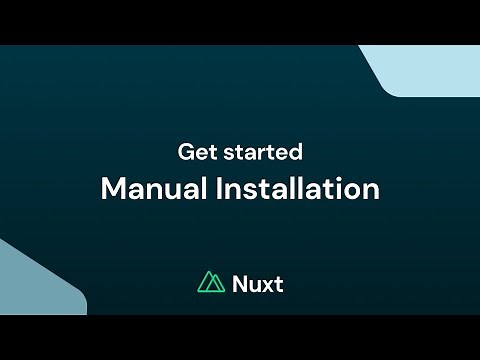 Nuxt: Manual Installation