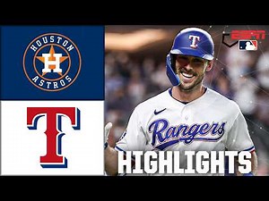 Houston Astros vs. Texas Rangers | Full Game Highlights | ESPN MLB